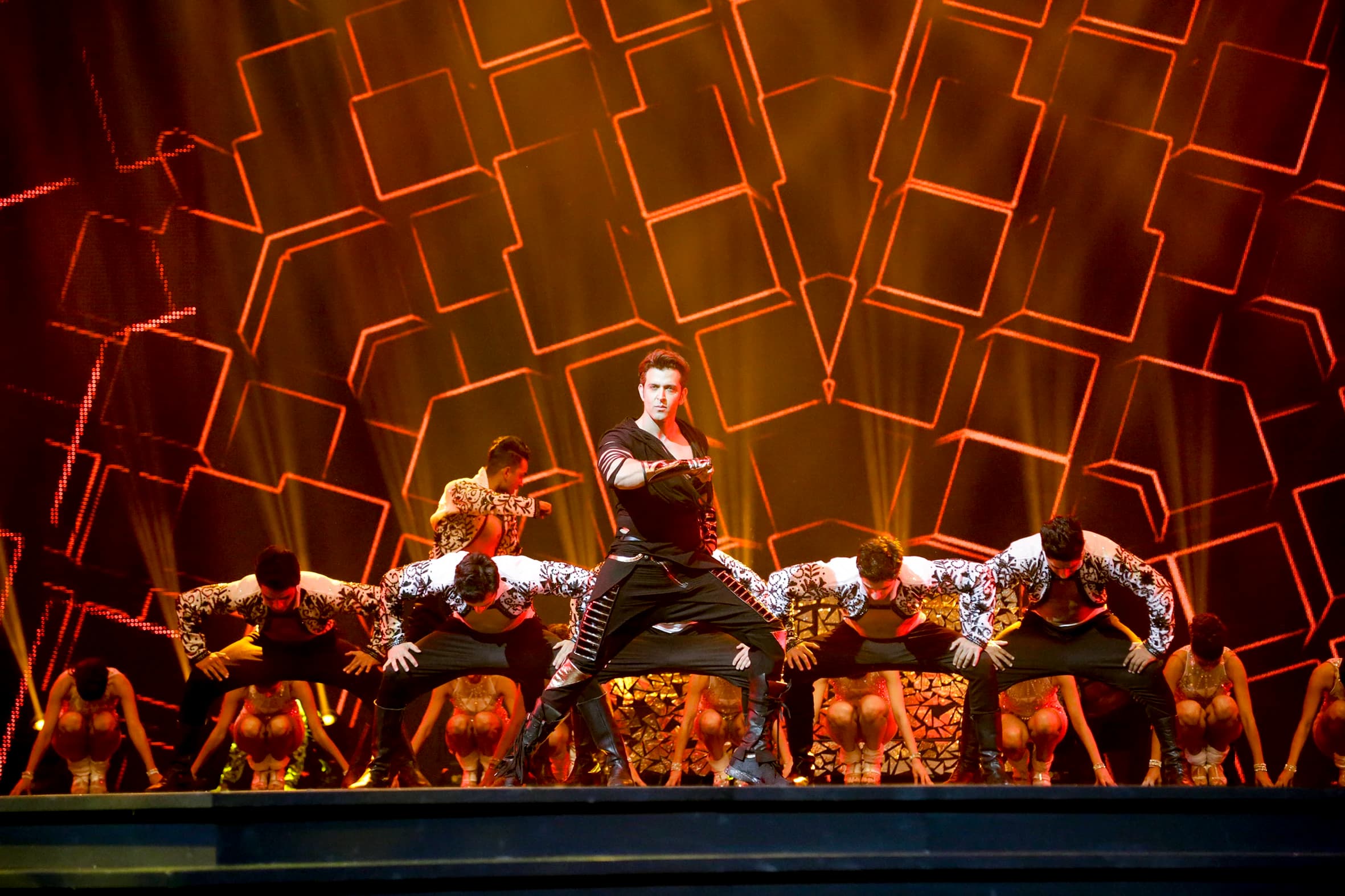 Glamour stage performance